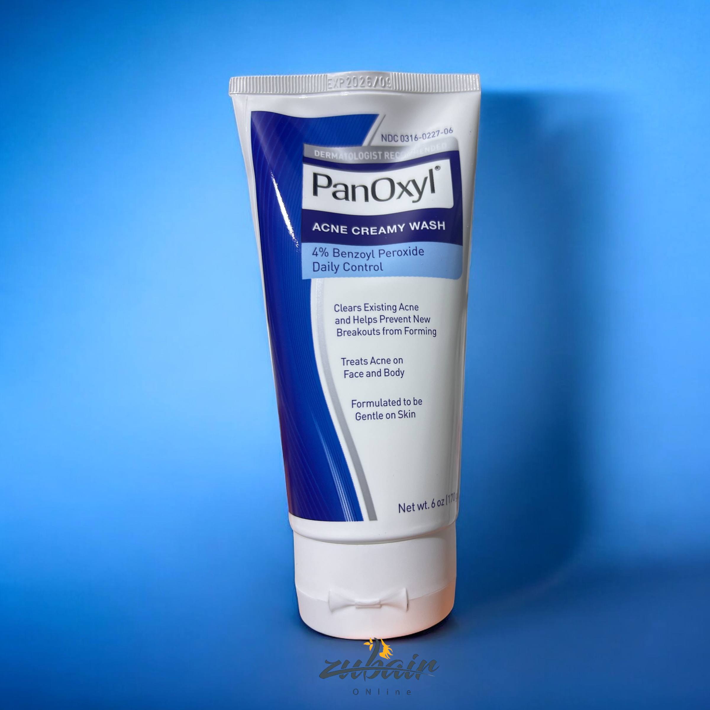 غسول بنوكسيل تركيز 4% PanOxyl Acne Creamy Wash 4% Benzoyl