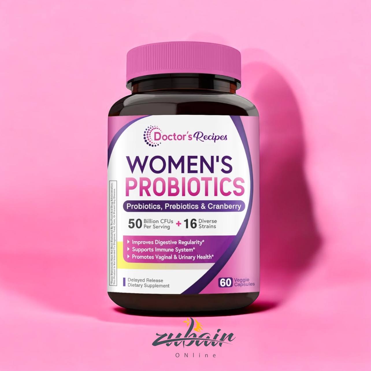 مكمل بروبايوتيك للنساء – Doctor’s Recipes Women’s Probiotics