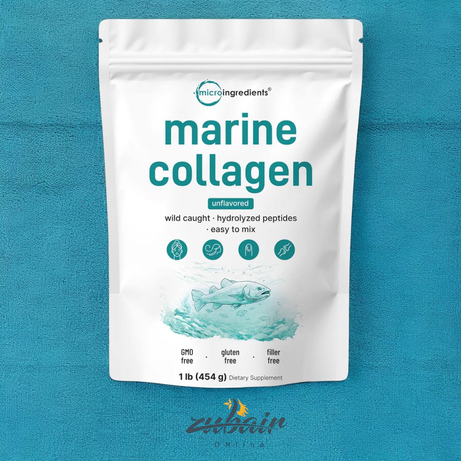 كولاجين بحري خام بودرة Marine Collagen