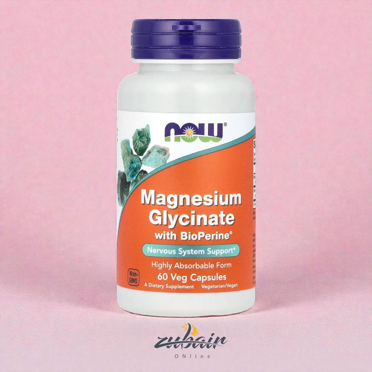 مكمل مغنيسيوم غلايسينات ناو NOW FoodsMagnesium Glycinate