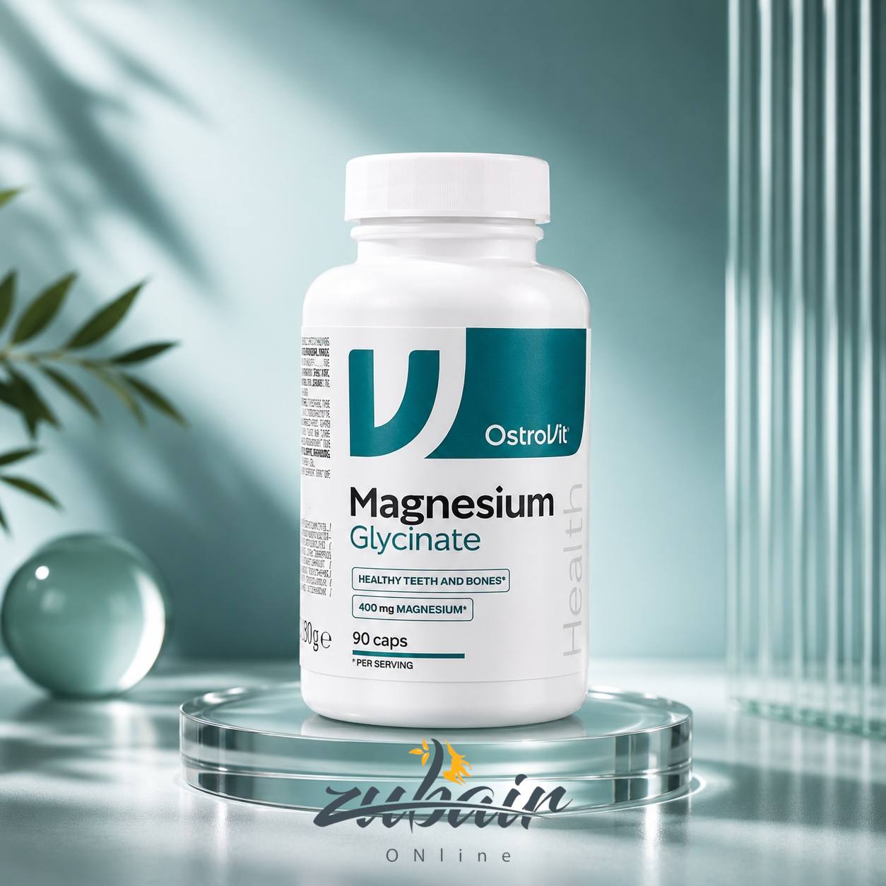 مغنيسيوم غليسينات – OstroVit Magnesium Glycinate (90 Capsules)
