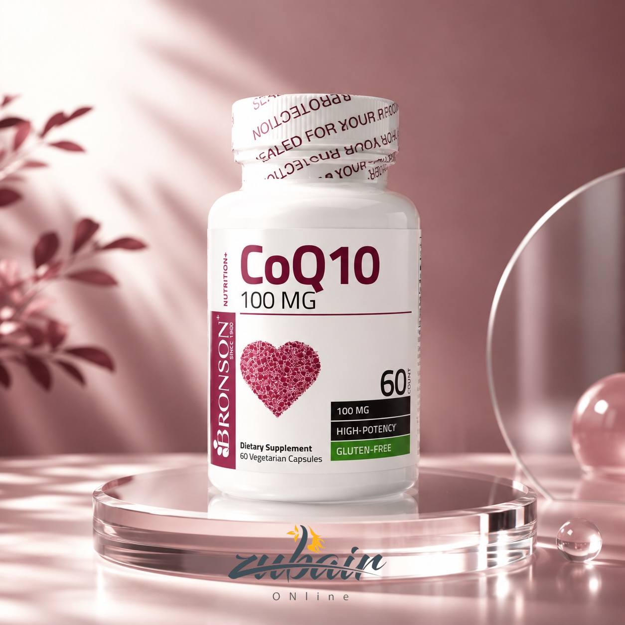 كوإنزايم كيو 10 – Bronson CoQ10 100 MG 60 Capsules